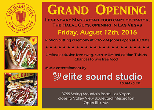 The Halal Guys Grand Opening Event