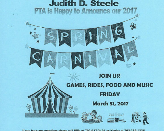 Judith Steele PTA Spring Carnival Announcement
