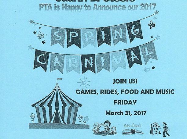 Judith Steele PTA Spring Carnival Announcement