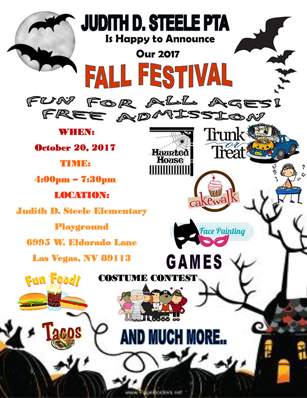 Judith Steele PTA 2017 Fall Festival