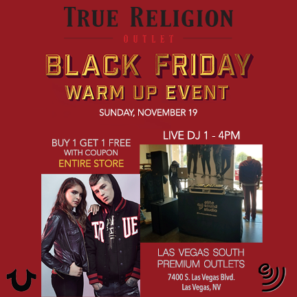 True Religion Black Friday Warm Up Event - Elite Sound Studio